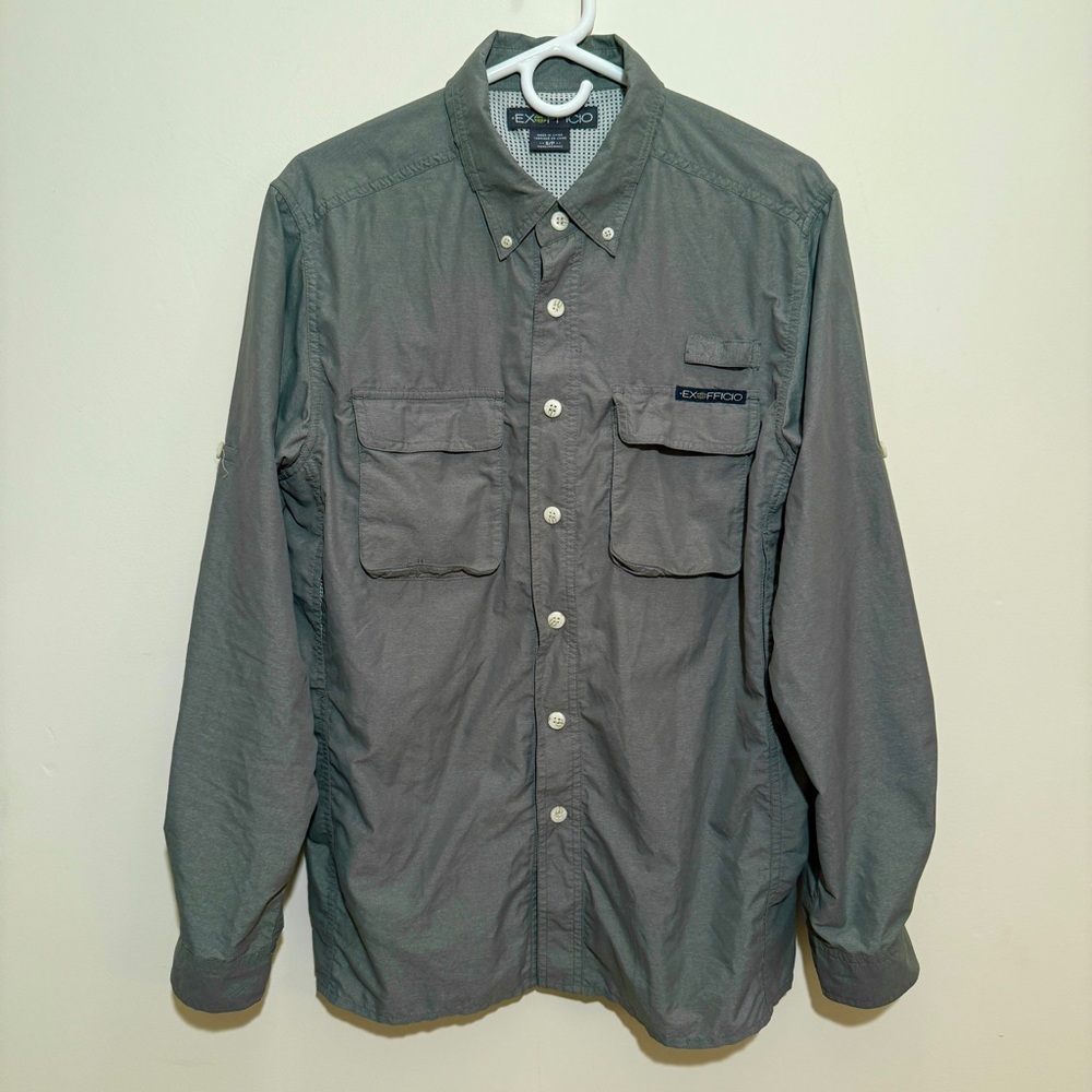 Men's Hiking/Travel Sage Green Shirt